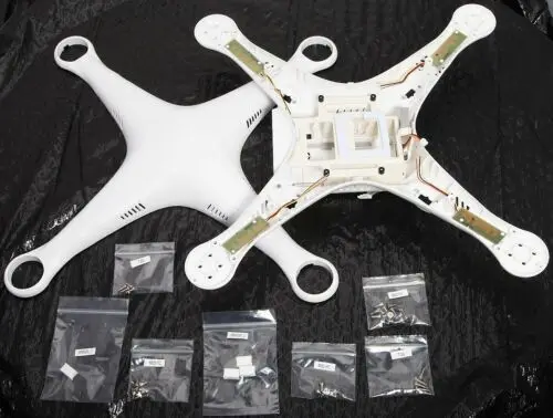 

Верхняя и нижняя крышка корпуса, винты, провода для DJI Phantom 3 Pro и Advanced Drone