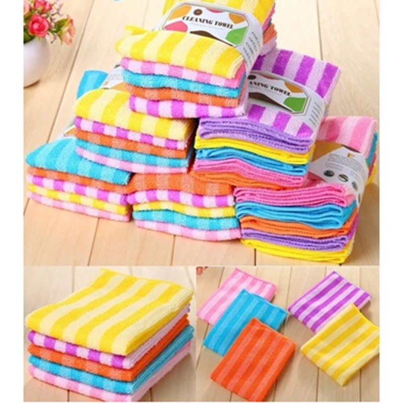 

5PCs/ Pack Colorful Microfiber Fiber Swimming Towel Magic Outdoor Towel