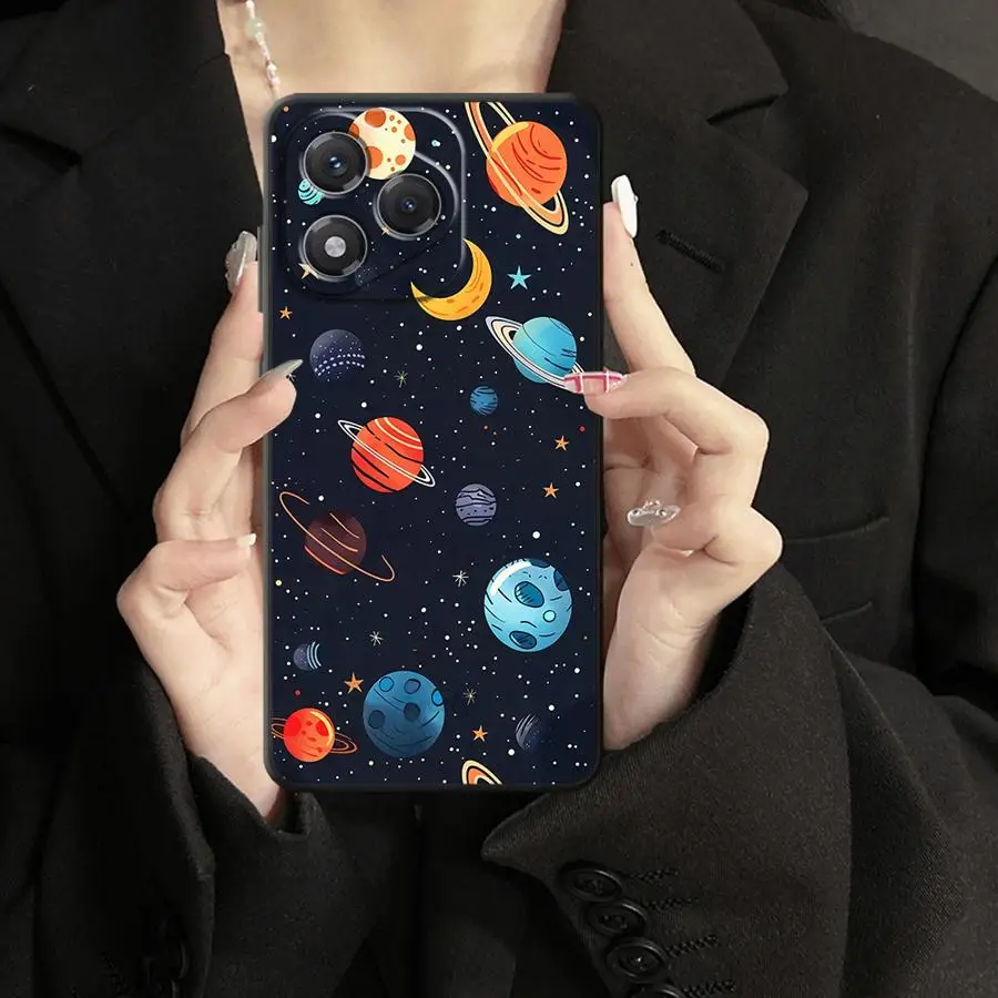 Фото Чехол Starry Sky Cosmic для Honor X8 X9a 90 Magic5Lite 8X X6 70 200 400 Lite X7 X5b, чехол для телефона №2