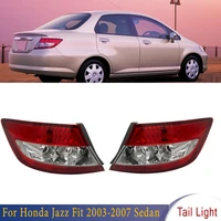 1 pcs for car rear tail lamp turning signal warning brake lamp fog light for honda jazz fit 2003 2004 2005 2006 2007 sedan