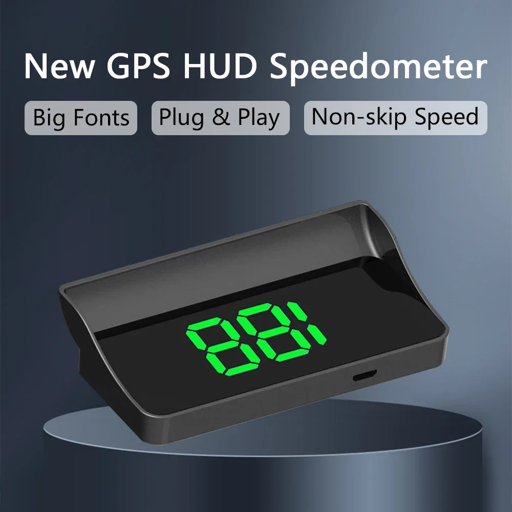 

W1 Автомобильный HUD Проекционный дисплей Лобовое стекло Проектор Цифровой GPS Спидометр KMH для грузовика SUV Мотоцикл Автомобильная электроника Аксессуары