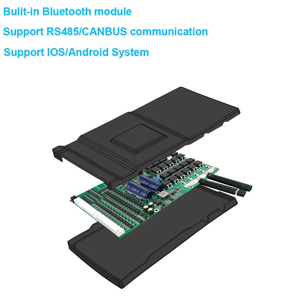 Najtaniej JIKONG 2A Aktywny Bilans Bms 150A CANBUS Rs485 BT 36V 48V 60V Akumulator Litowo-jonowy Lto 18650 Bateria Lifepo4 Przechowywanie Baterii