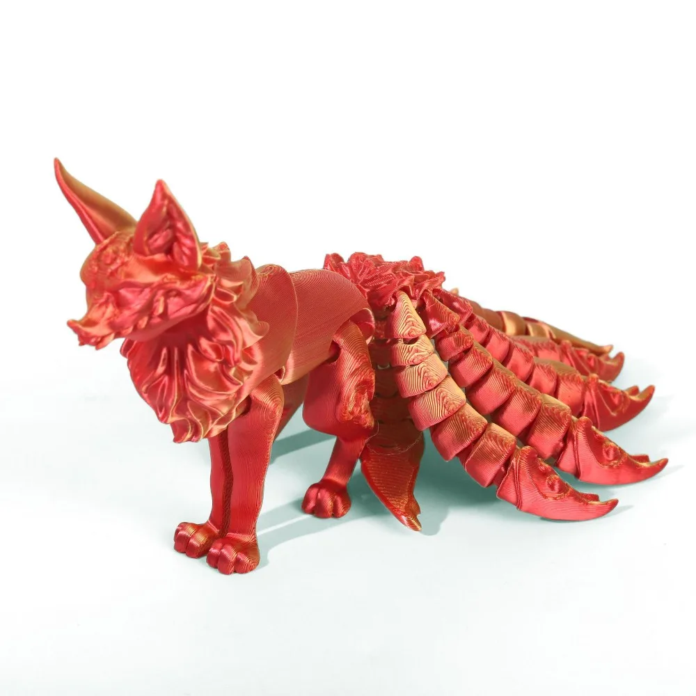 

3D модель лисы из PLA пластика