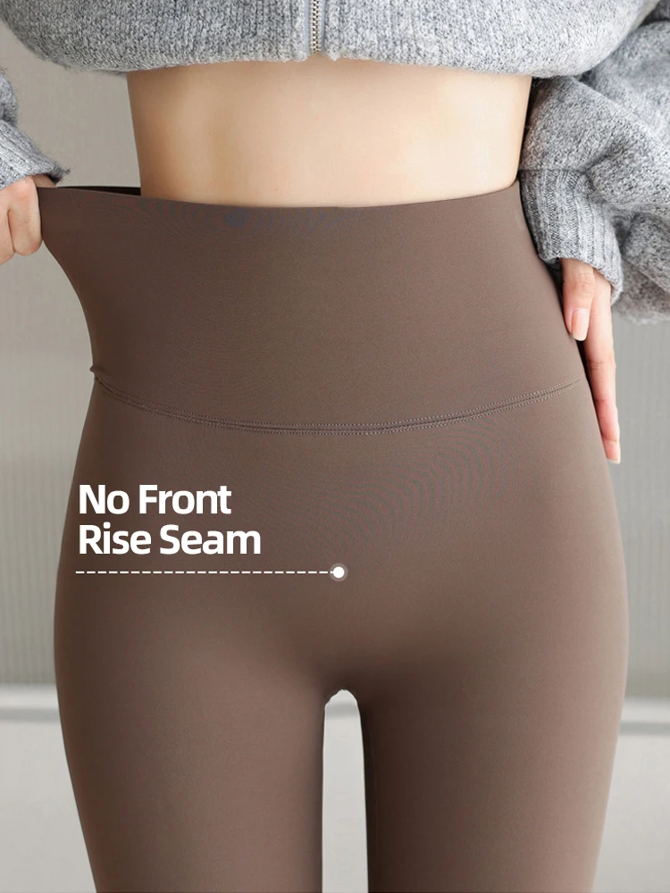 CHRLEISURE High Waisted leggings Women Thin or Thick Velvet Winter Leggings Sport Push Up Fitness leggings