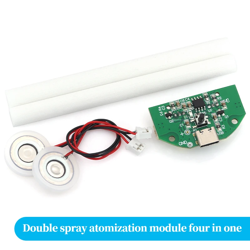 Stlxy USB Mini Humidifier DIY Kit Double spray atomization module