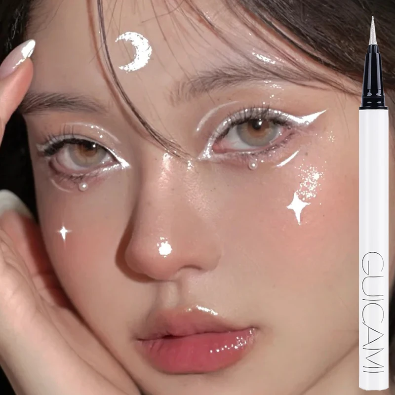 Eye Makeup Highlighter Waterproof Pearl White Brighten Silkworm Shadow Liquid Eyeliner Pen