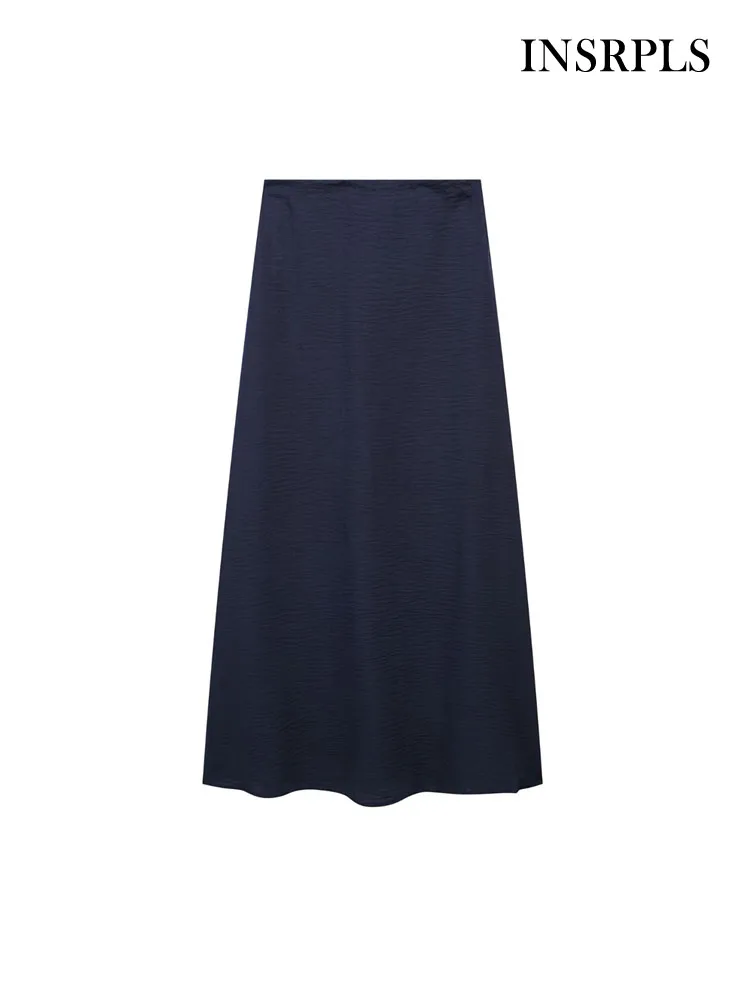 

INSRPLS Women Fashion Strapless Midi Dress Sexy Straight Neck Off The Shoulder Female Dresses Vestidos Mujer