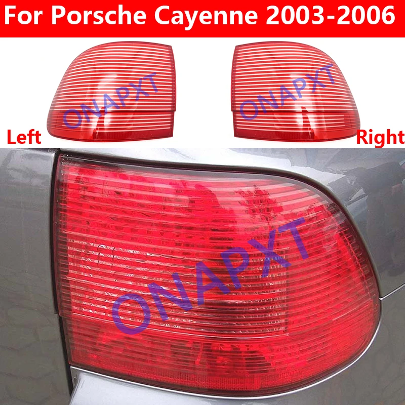

For Porsche Cayenne 2003 2004 2005 2006 Rear Taillamp Cover Lamp Taillight Lampshade Tail Light Case Shade Shell Back Lens Cap