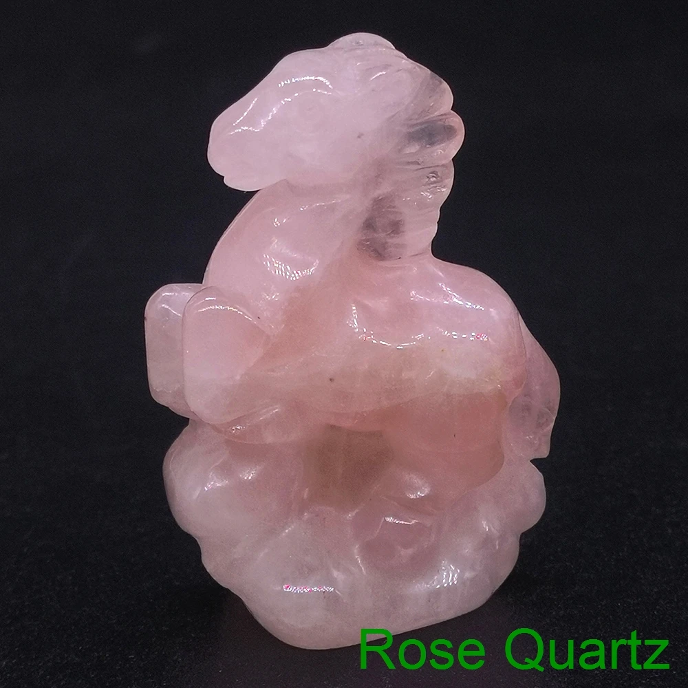 

Фигурки животных из камня Аметист, Зелёный Авантюрин, Розовый Кварц