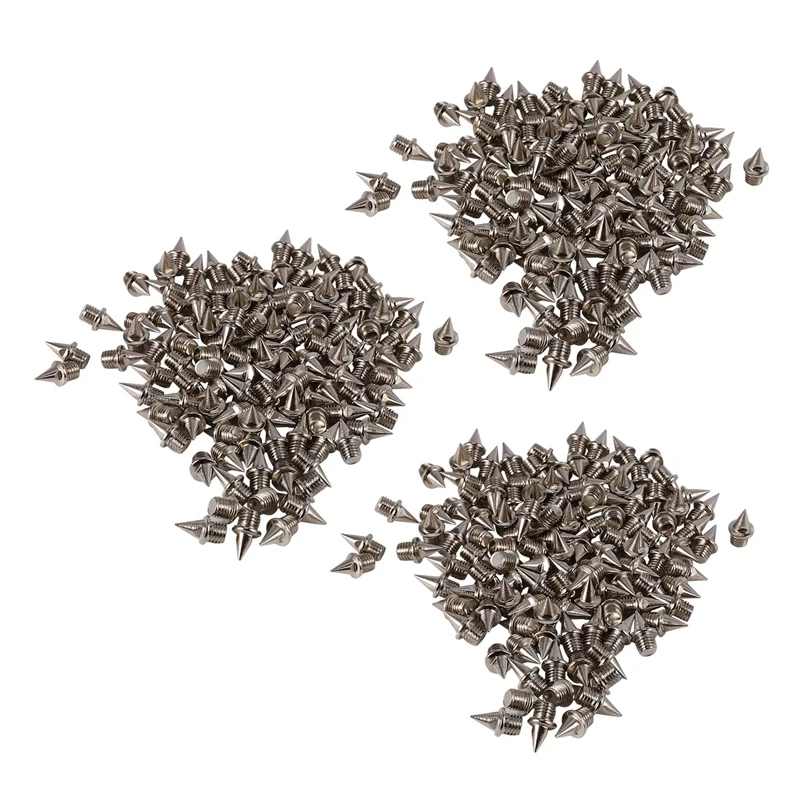 

New 360Pcs Spikes Studs Cone Replacement Shoes Spikes For Sports Running Track Shoes Trainers Screwback Gripper 7Mm