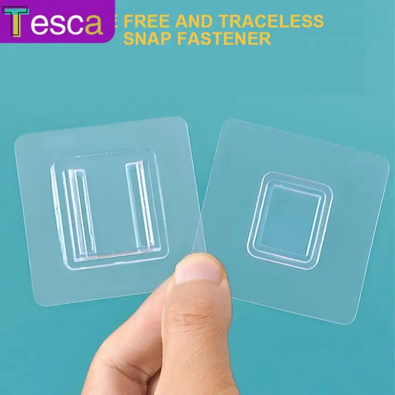 

Прозрачная водонепроницаемая и маслонепроницаемая стойка для хранения, настенные бесшовные клейкие крючки, шовная клейкая прочная немаркирующая многоразовая