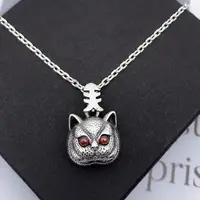 S925 sterling silver pendant personality jewelry fashion pendant cat paw shape gift for lover