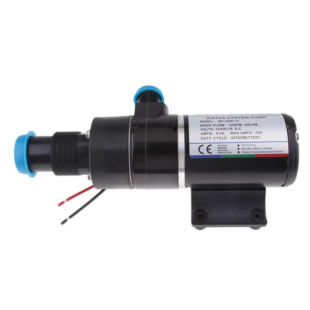 12V Automatic Sewage Water Pump 45L/min 12GPM for Caravan/RV/Boat/Marine-