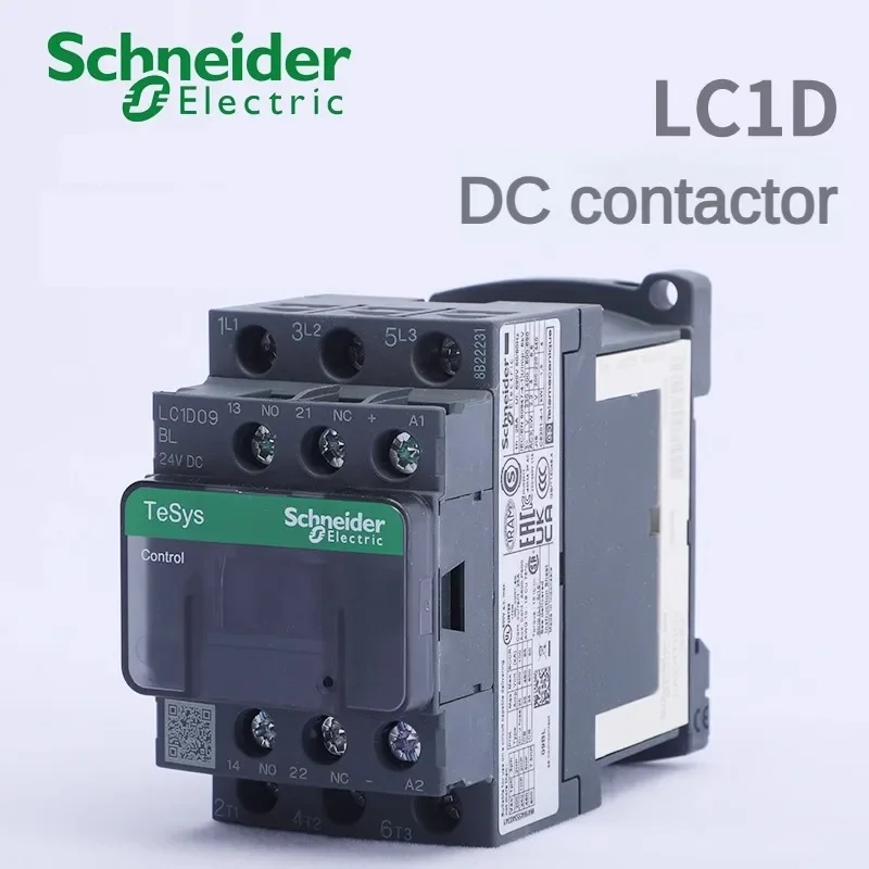 

Контактор малой мощности серии Schneider Electric LC1D BDC EDC FDC MDC Черный/Белый Дополнительные контакторы постоянного тока для электрических систем