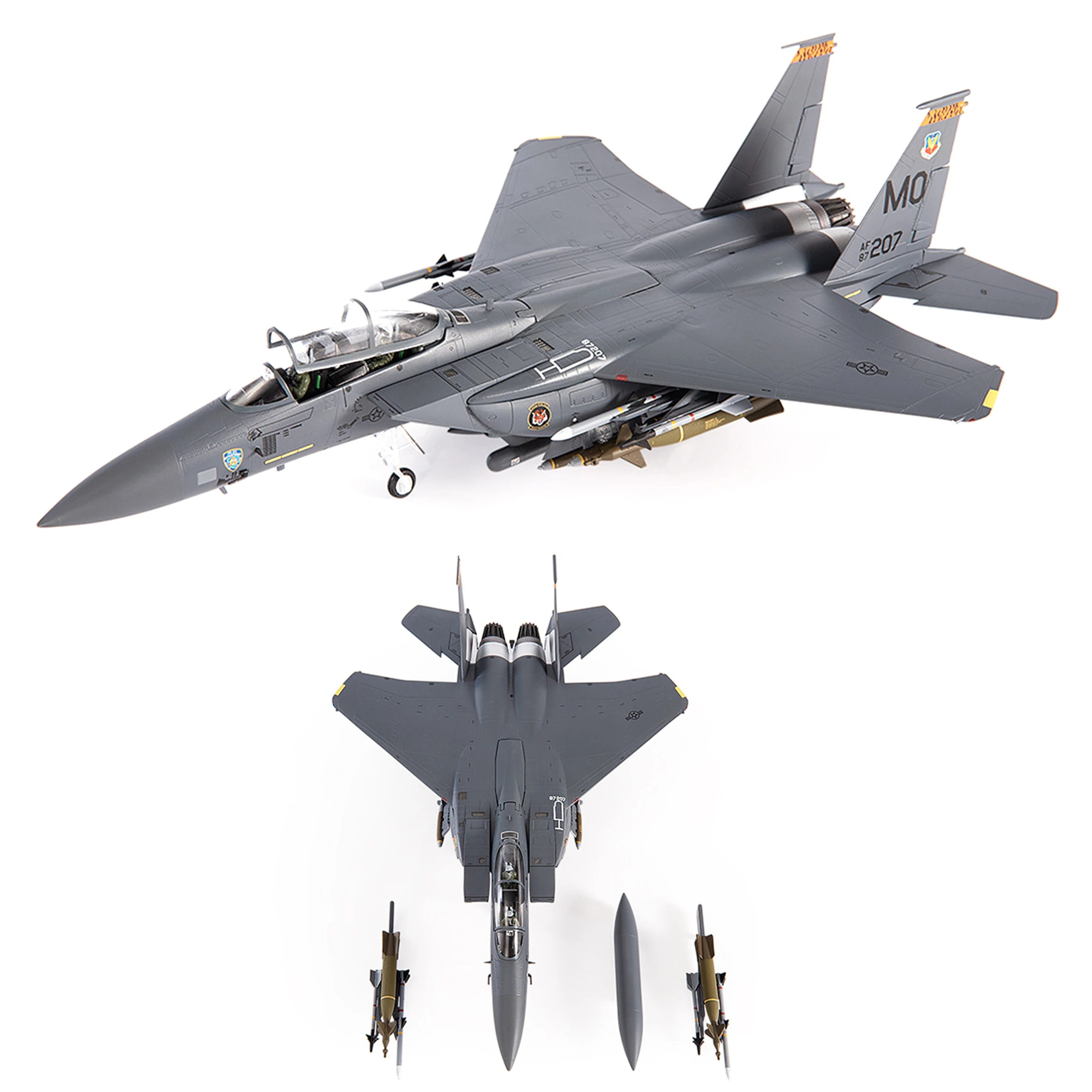 1/72 JC W USA F-15E F15 модель истребителя USAF 366th FW долговечная работа Freedom2001 Коллекционная