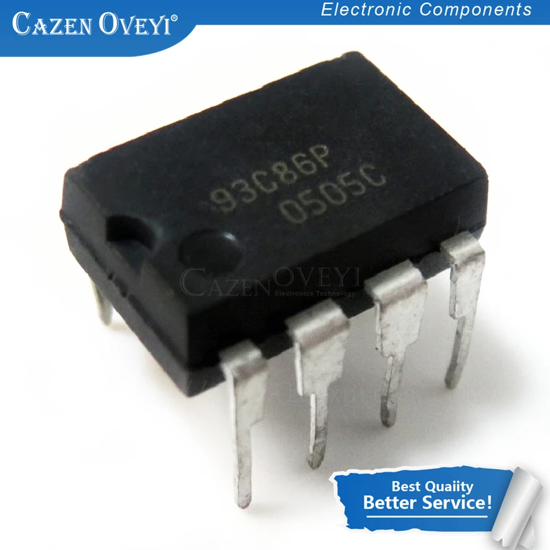 10 шт./партия M93C86-WBN6P IC EEPROM 16KBIT 2MHZ 8DIP M93C86-WBN 93C86 M93C86 csi93c86 CSI93C86P