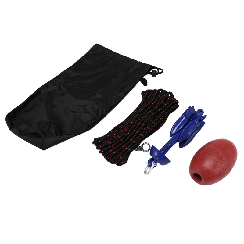 

Top!-Kayak Anchor Kits Portable Universal Folding Anchor Boat Marine Anchor Lightweight Small Watercraft Anchor