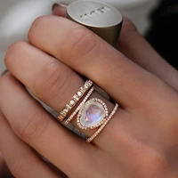 european and american summer simple diamond inlaid beach ring resin glitter powder hollow ring wholesale
