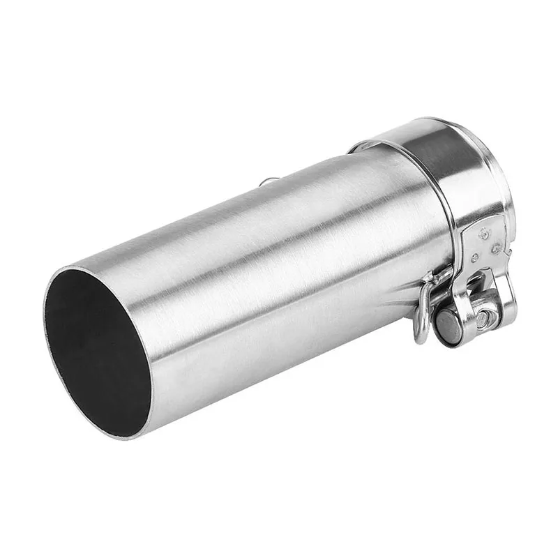 

Exhaust Systems 51mm Motorcycle Slip On Exhaust Middle Link Pipe Adapter Connector for Yamaha YZF-R6 2006-2014 escapamento m