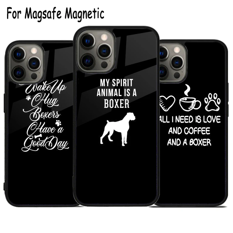 Магнитный чехол Magsafe для iPhone 15 16 14 13 11 12 Pro Max Plus с беспроводной зарядкой My Spirit Animal is a