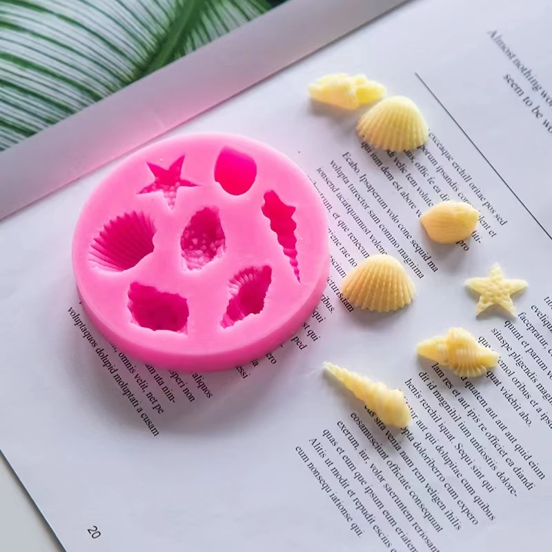 DIY Handmade Soap Silicone Mold Ocean Series Clean And Hygienic Easy to Demould Easy to Clean Aromatherapy Handmade Soap Mold