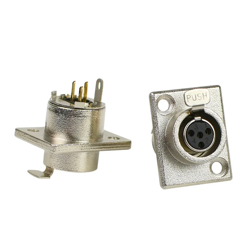 

wholesale 50 pcs/lot 4 pin Male Mini XLR Audio Microphone connector and 50pcs 4pin mini xlr socket