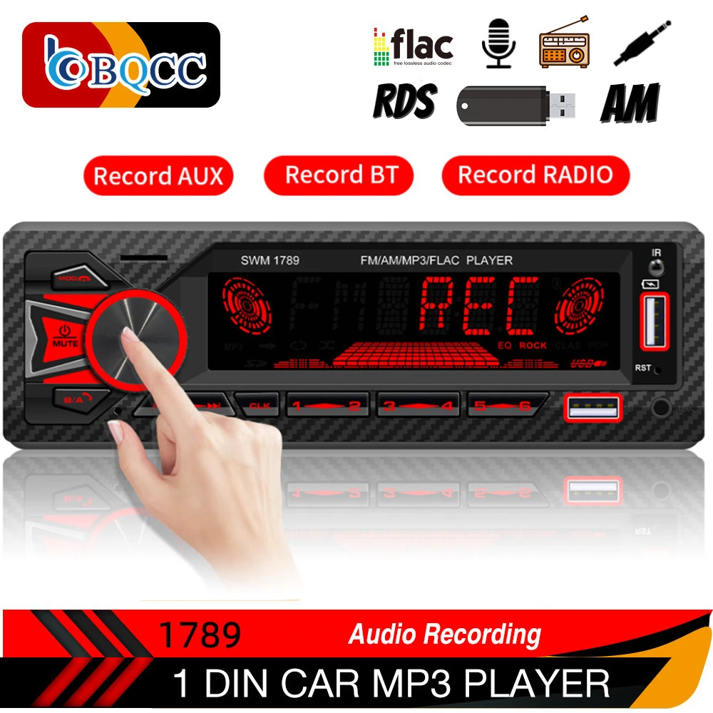 

Free Shipping 1Din Mp3 Car Player HD Big Screen Digital Disscount USB Charge Car Radio Support FM AM RDS Stereo tape recorder