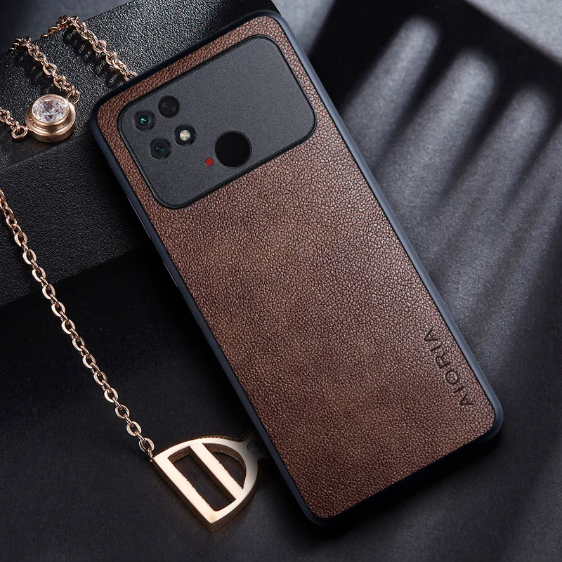 

Чехол для Xiaomi Poco C40, чехол в стиле ретро, деловой чехол из искусственной кожи, дизайнерский чехол для телефона xiaomi poco c40, чехол, Обложка