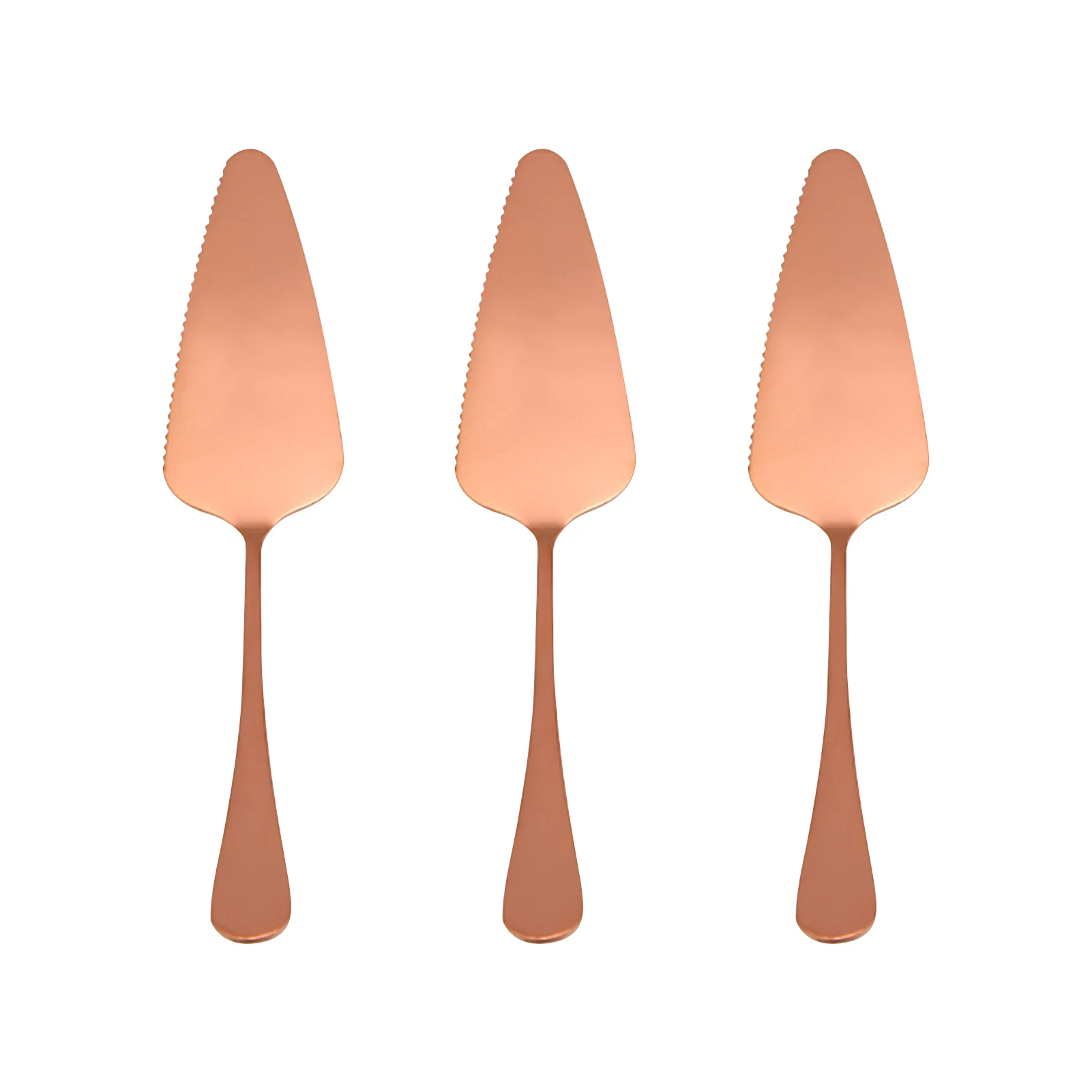 

3pcs Baking Universal Cake Spatula Pie Server Wedding With Serrated Blade Dishwasher Safe Birthday Home Kitchen Stainless Steel