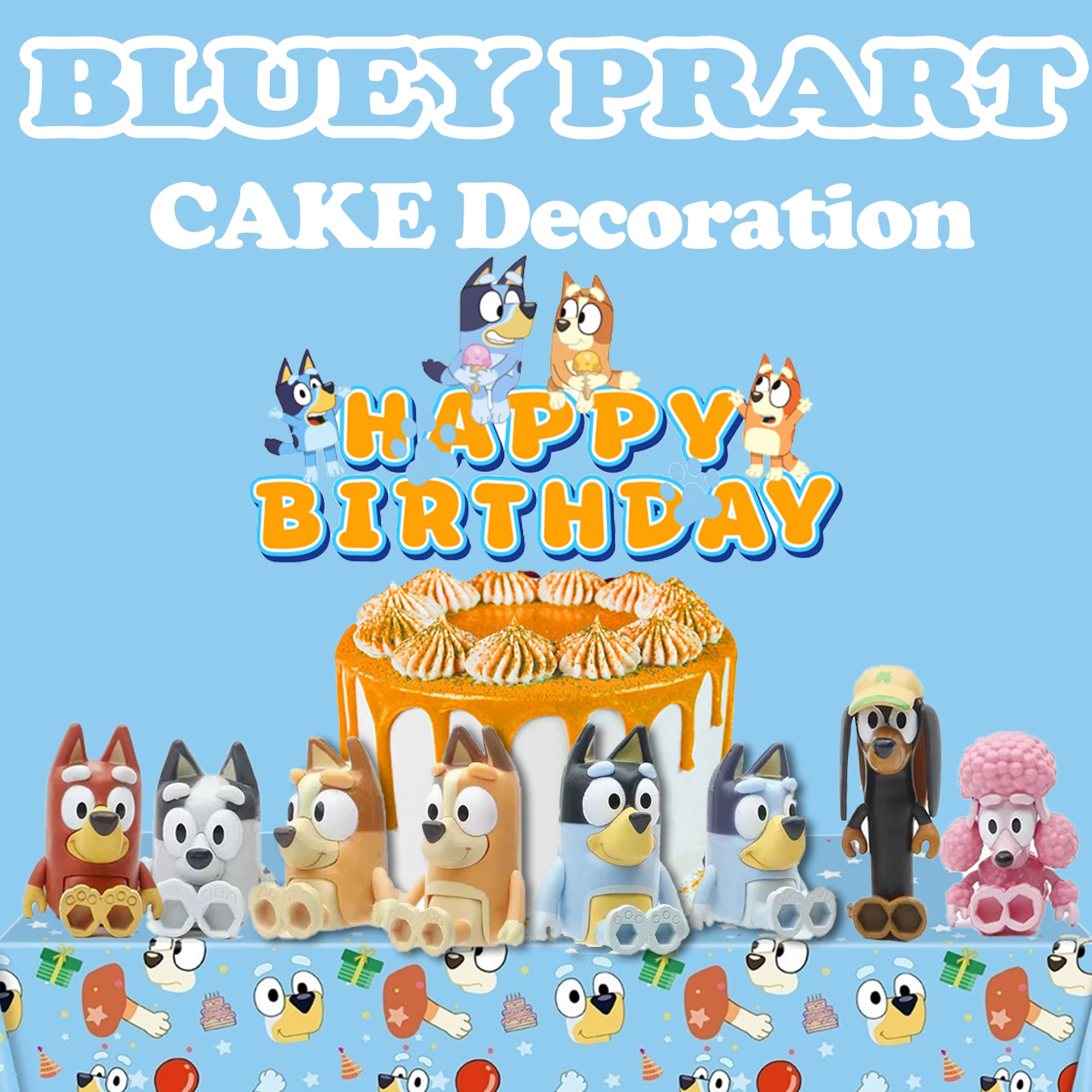 8 шт./компл. фигурки аниме Синий Бинго игрушечные подвижные суставы экшн-фигурка