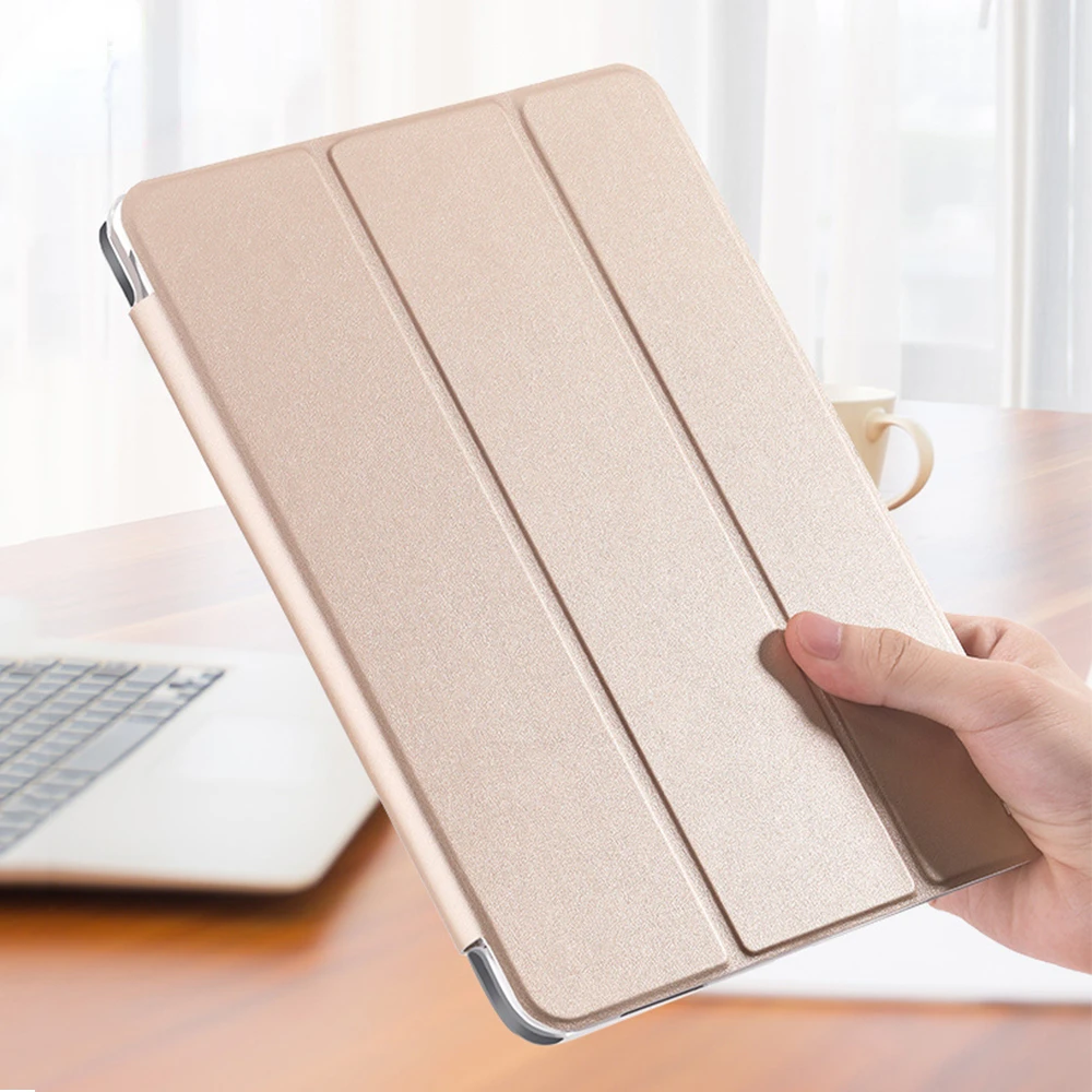 

For Samsung Galaxy Tab A 9.7'' SM- T550 T555 T550C Case Smart Cover Folding Stand Back Fundas With Auto Sleep/Wake Up