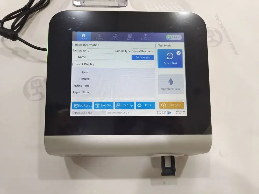 Анализатор флуоресцентного иммуноассиала Wondfo Finecare FS-114 для испытательных