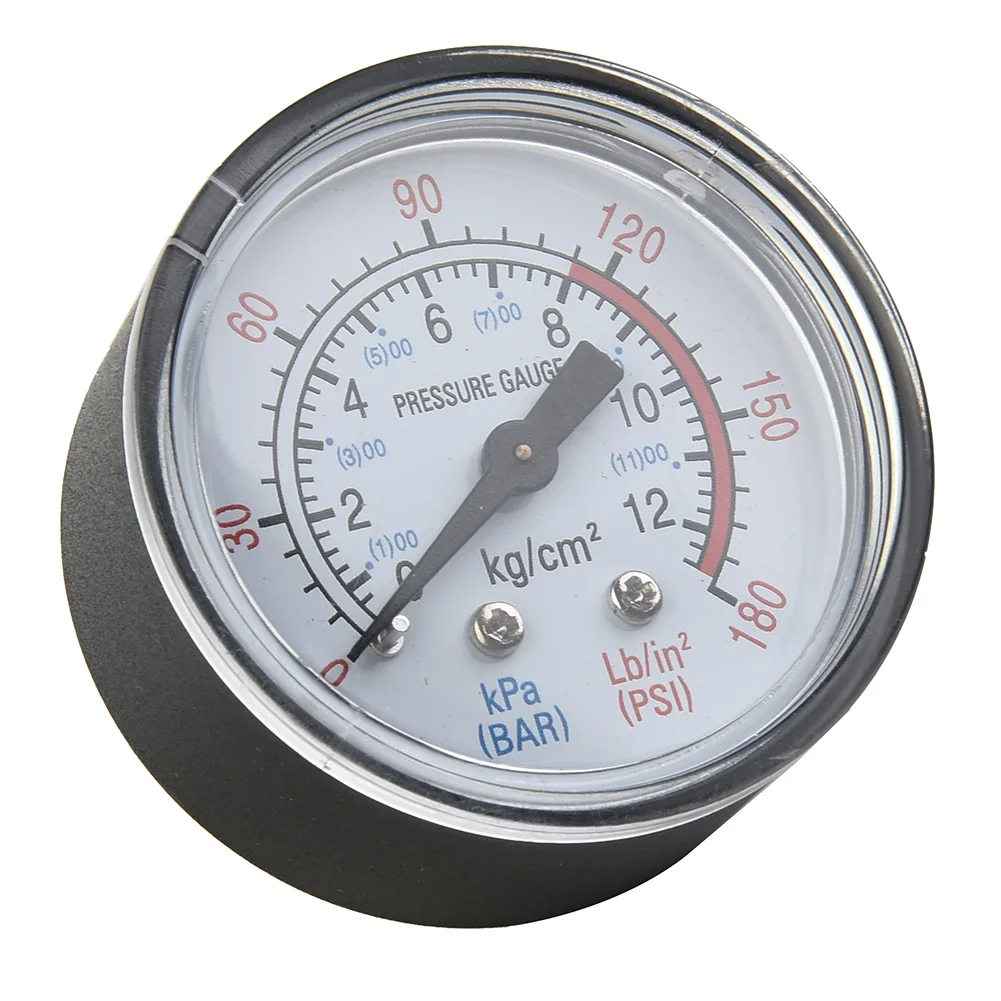 

1/4" BSP Thread 0-180PSI 0-12Bar 50mm For Air Pressure Gauge for For Air Compressor Small yet Accurate 0 180PSI 0 12Bar