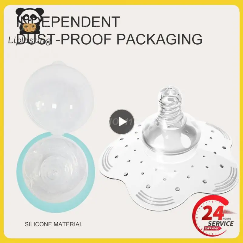 

1~10PCS Pacifier Double Care Breastfeeding Breast Pads Anti Overflow Nipple Protector Baby Product Breast Shield Full Silicone