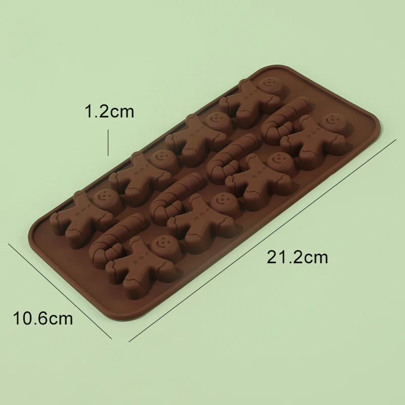 3D DIY Heart Square Chocolate Mold Candy Mold Silicone Rabbit Bear Aniaml for Jelly Fudge Truffle Ice Cube molds images - 6