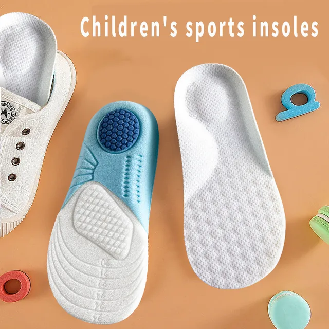 Kids Memory Foam Insoles Children Orthopedic Breathable Flat Foot Arch Support Insert Sport Shoes Running Pads Care Tool 1