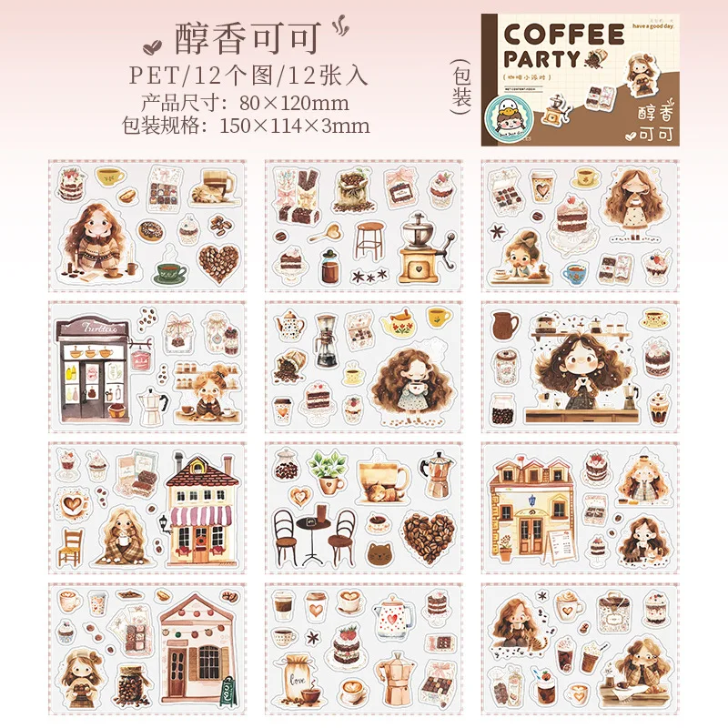 

Кавайные наклейки Alideco