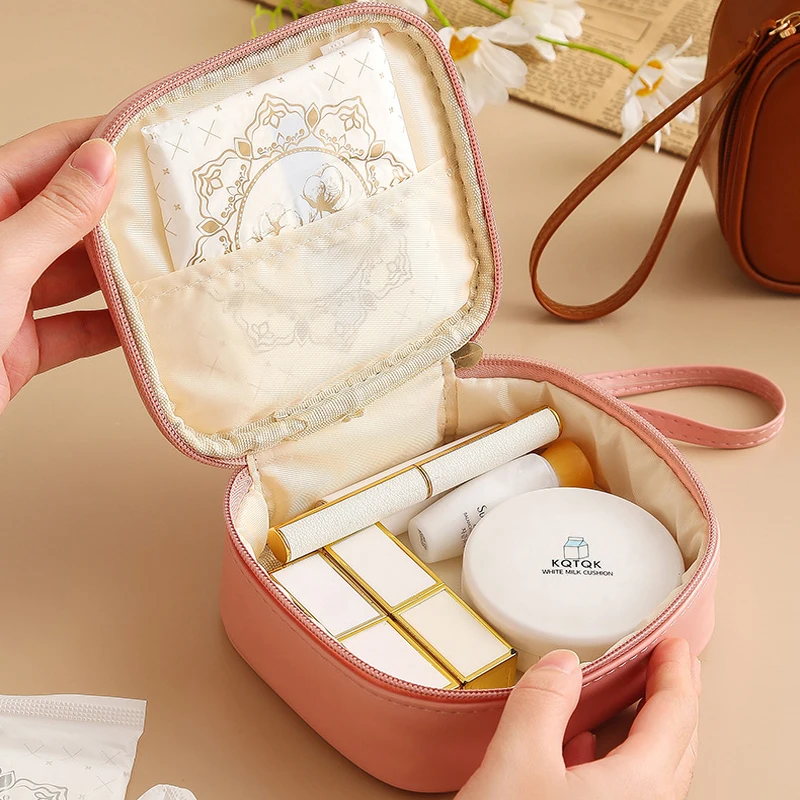 Сумка для хранения салфеток из ПУ мягкая гигиеническая прокладка и