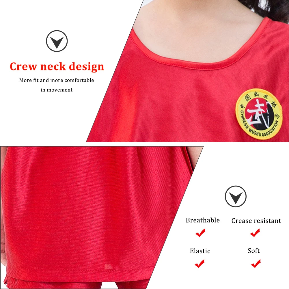 Adult Children Sanda Uniform Shorts Fight Wushu Sanda Suit for Kids Thai Shirt Training Competition Muay Thai Boxing Trunks