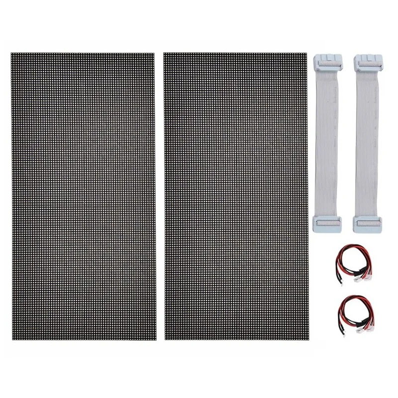2 шт. P2.5 Крытый полноцветный светодиодный дисплей Плата HUB75 320X160 мм 128X64 пикселей SMD