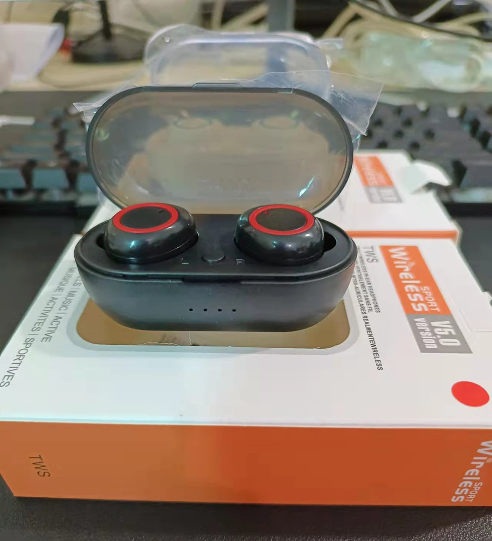 

Y50 Earphone Bluetooth 5.0 Wireless Earbuds In-ear Stereo Sport Waterproof Wireless Headsets With Charging Box For Drop Shipping