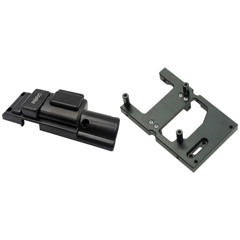 

Rc Car Metal Steering Servo Warehouse Fixed Mounting Bracket With Lower Chassis Armor Protector Skid Plate Accessorie