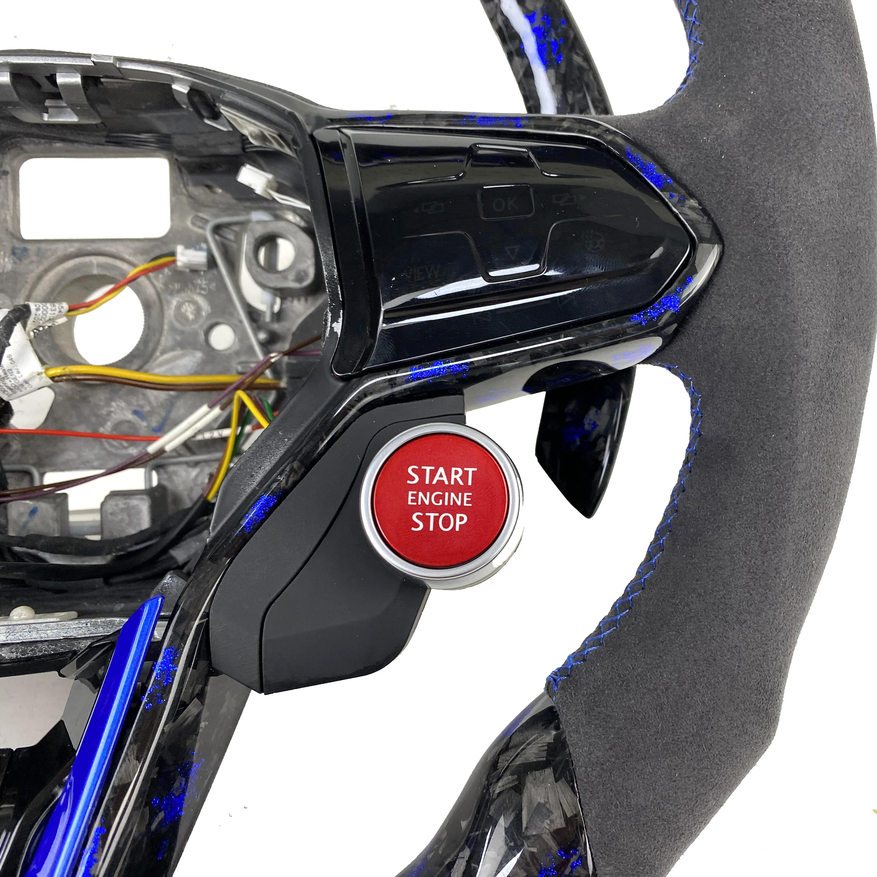 Для Volkswagen Golf 8 GTI R Line MK8 Scirocco GTS 2018 2020 2021 2022 2023 настраиваемая кнопка пуска рулевого