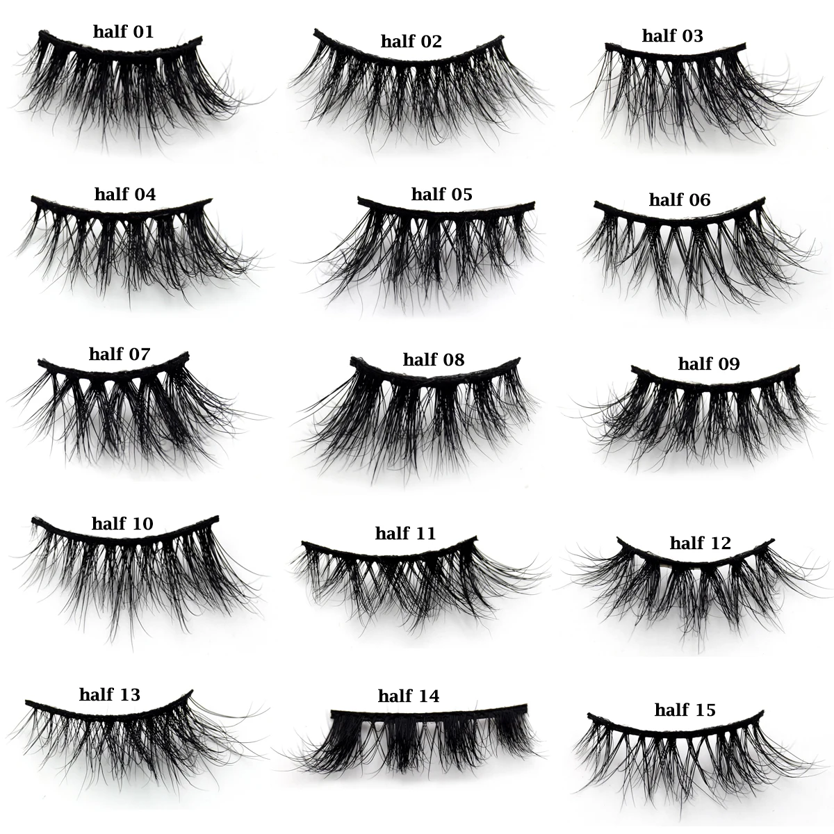 Visofree накладные ресницы Натуральные Искусственные искусственные 3D норковые для