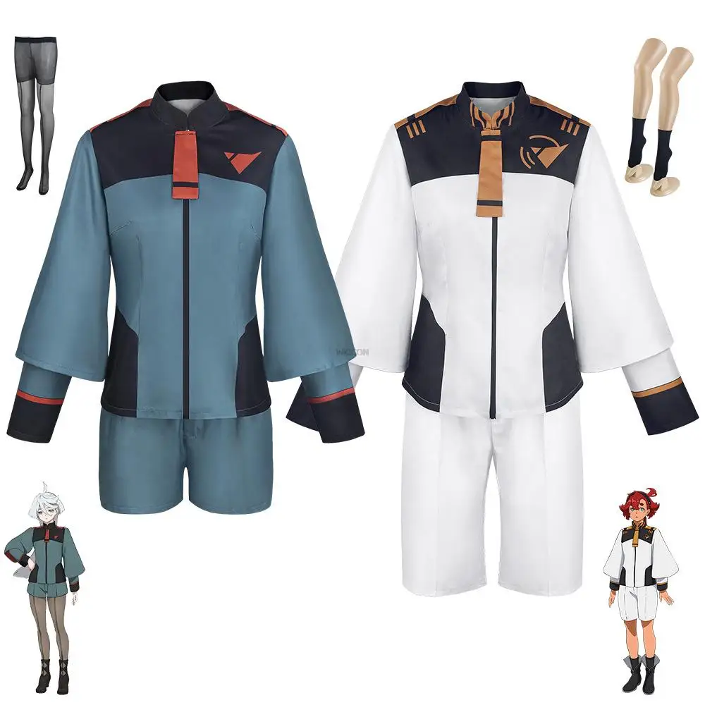 

Mobile Suit Gundam The Witch From Mercury Anime Miorine Rembran Suletta Mercury Cosplay Costume Halloween Role Play Party