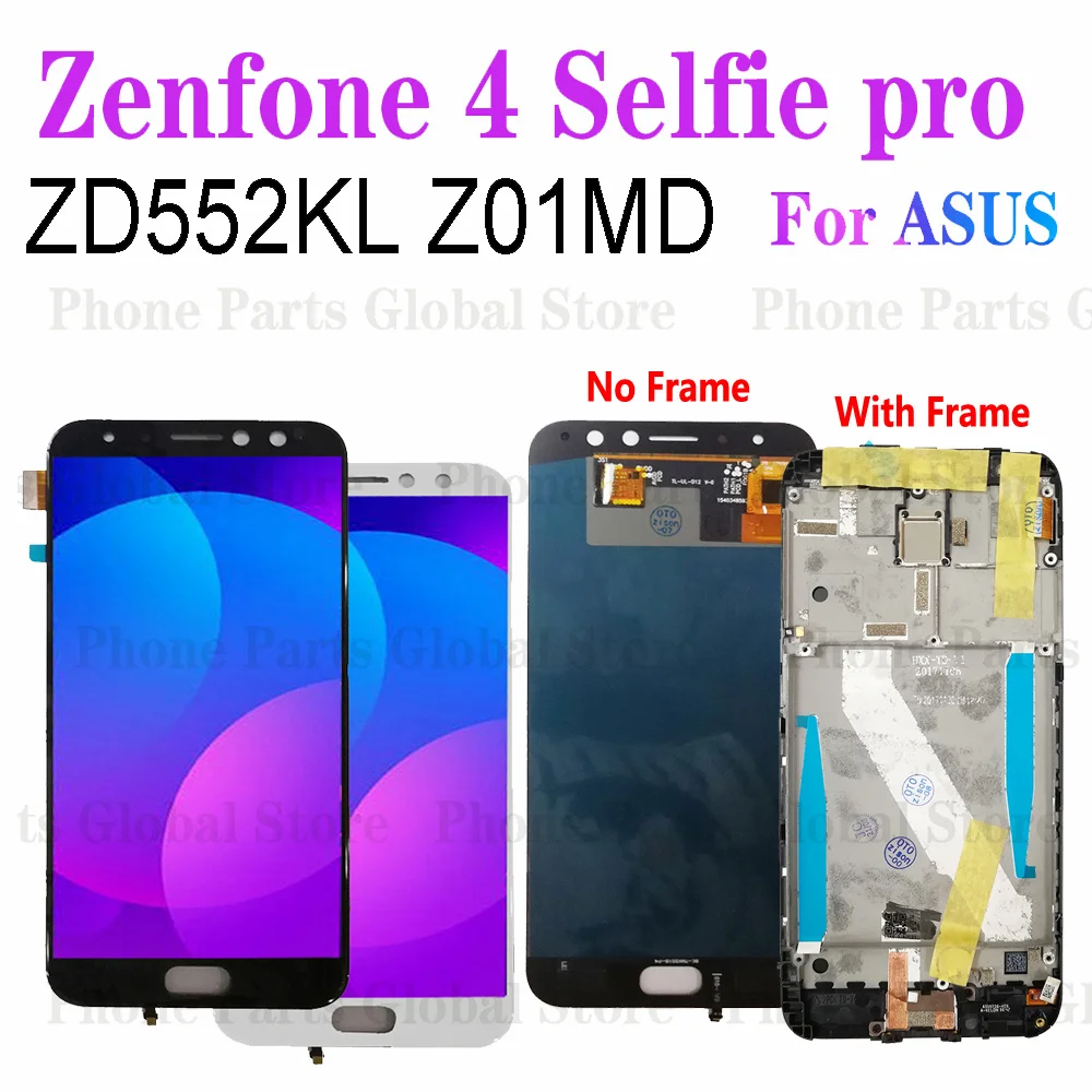 ЖК-дисплей ZD552KL Z01MD с рамкой для ASUS Zenfone4 Selfie pro, экран, сенсорная панель, дигитайзер, сенсор в сборе, замена 5,5 ЖК-дисплей ZD552KL Z01MD с рамкой для ASUS Zenfone4 Selfie pro, экран, сенсорная панель, дигитайзер, сенсор в сборе, замена 5,5