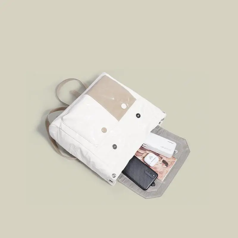 Модный вертикальный квадратный Блестящий Большой Вместительный рюкзак в