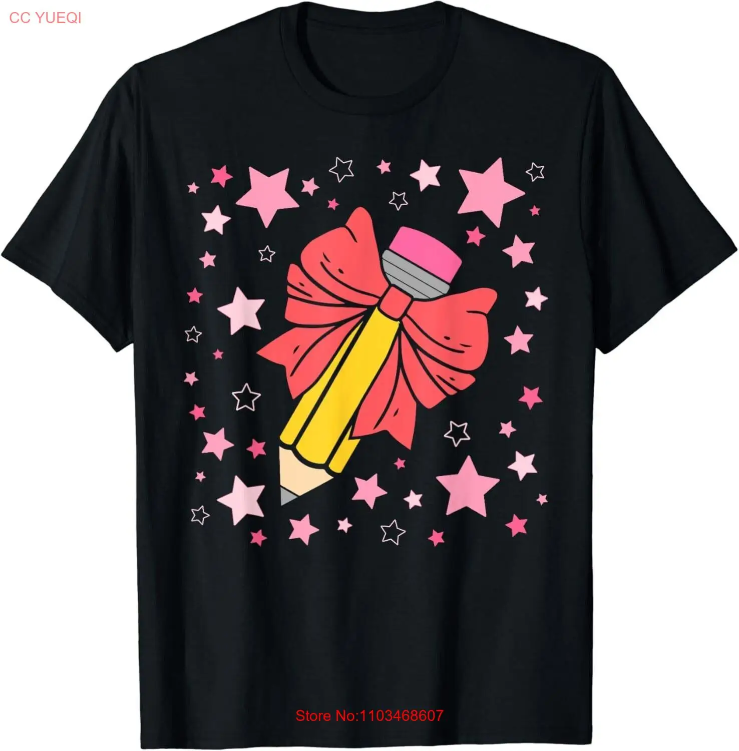 Футболка унисекс с бантом для учеников