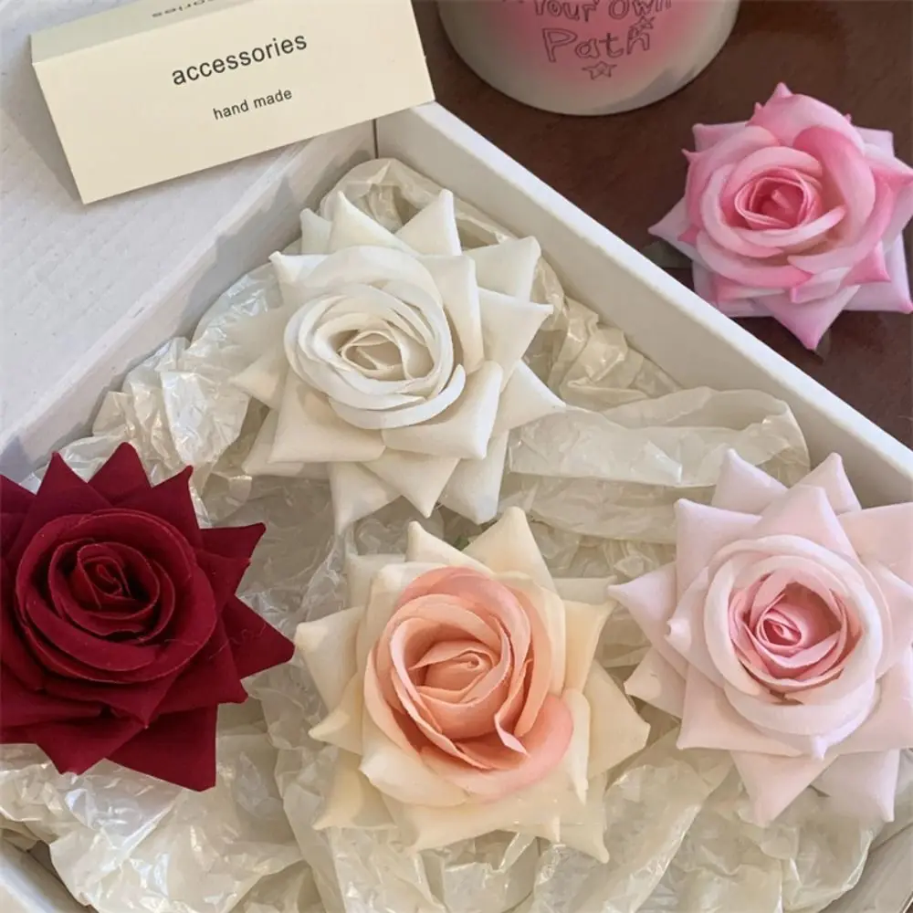 Тканевая заколка для волос с цветком в богемном стиле головной убор отдыха на