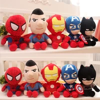 disney 27cm marvel avengers soft stuffed hero captain america iron man spiderman plush toys movie dolls christmas gifts for kids